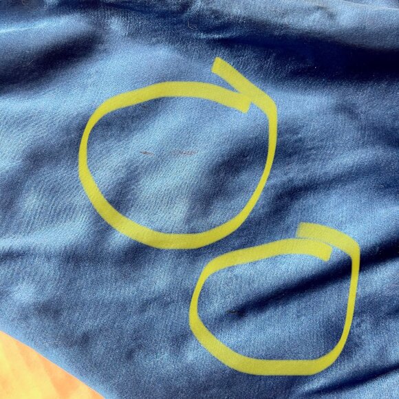 Galanos Vintage Blue and Black Long Puff Sleeve Turtleneck Party Dress Size XS - Picture 13 of 13